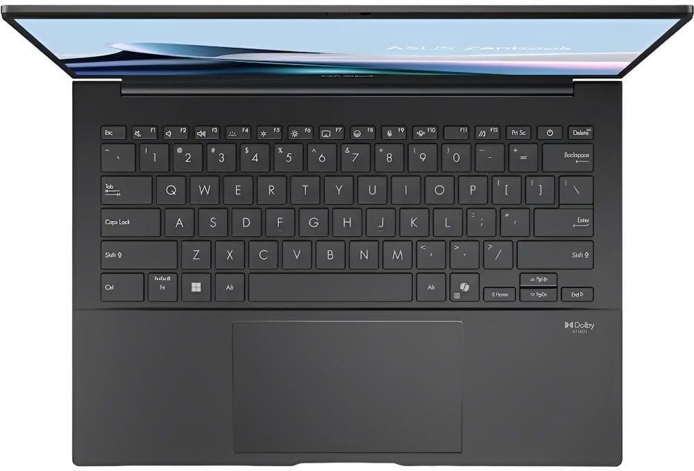 Asus Zenbook 14 14" WUXGA 2K (1920x1200) OLED Touch Screen, AMD Ryzen 9 465 AI PC, 16GB DDR5 Ram, 512GB SSD, Windows 11 Home, Co-Pilot PC, Jasper Grey