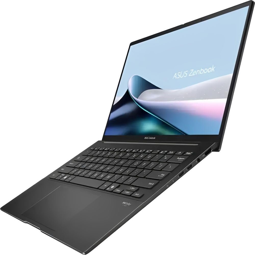 Asus Zenbook 14 14" WUXGA 2K (1920x1200) OLED Touch Screen, AMD Ryzen 9 465 AI PC, 16GB DDR5 Ram, 512GB SSD, Windows 11 Home, Co-Pilot PC, Jasper Grey
