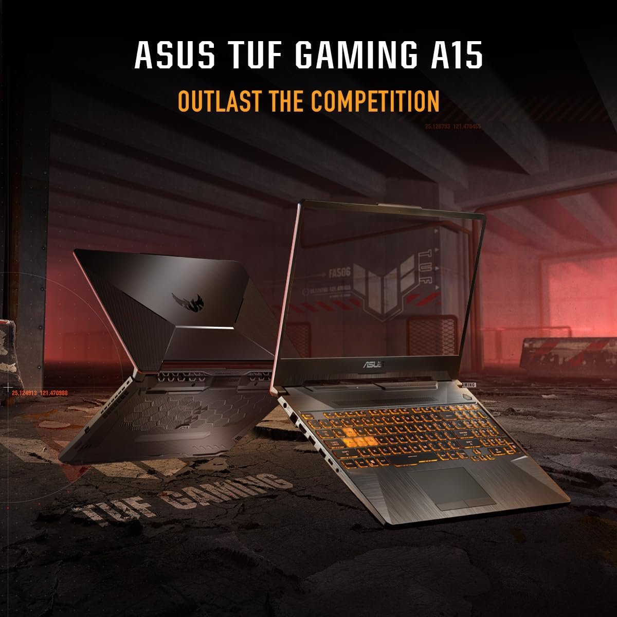 ASUS TUF Gaming A15 I Gaming Laptop [UAE EDITION] I 15.6"FHD (1920x1080) 144Hz, AMD Ryzen™ 7 8845HS, NVIDIA RTX3050 4GB,16GB RAM, 512GB SSD, Win11