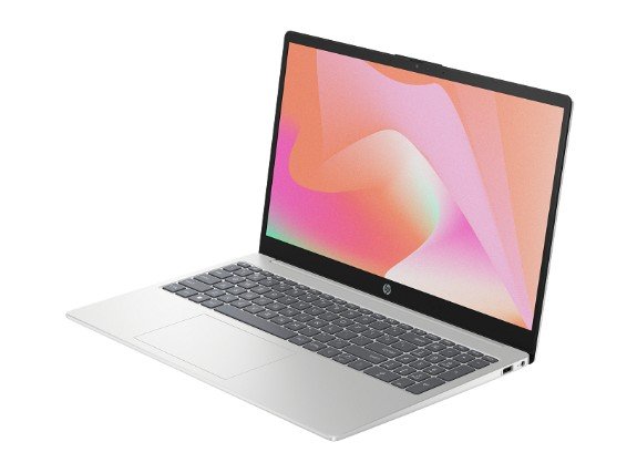 HP Laptop 15-FC0196NIA – AMD Ryzen 5 7520U / 15.6" FHD / 512GB SSD / 8GB RAM / AMD Radeon Graphics / Windows 11 Home / English Keyboard / Natural Silver / International Version (2022)
