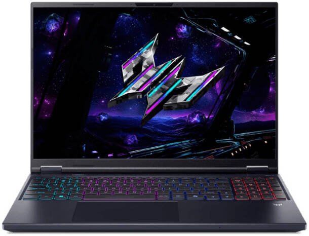Acer Predator Helios Neo 16 Gaming Laptop, 16" WQXGA IPS 240Hz, Intel Core Ultra 9 275HX, 16GB RAM, 1TB SSD, NVIDIA GeForce RTX 5070 8GB, RGB Backlit ENG K/B, Win 11 Home, Black | NH.QX5EM.003