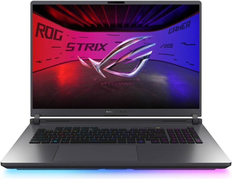 Asus ROG Strix G18 Gaming Laptop, Intel Core Ultra 9-275HX, 32GB RAM, 2TB SSD, 18-Inch WQXGA IPS, 16GB NVIDIA GeForce RTX 5080 Graphic Card, Windows 11 Home, Eclipse Grey, G815LW